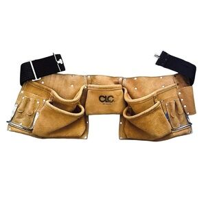 CUSTOM LEATHER CRAFT CLC Carpenter Work Apron Tool Belt #1427X Leather
